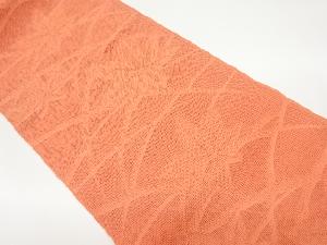 紗 紅葉模様織出し名古屋帯